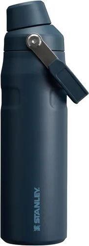 Miniatura 36 de Stanley IceFlow - Botella de agua de flujo rápido, tapa de boquilla en ángulo, ligera y a prueba de fugas para viajes y deportes, acero inoxidable