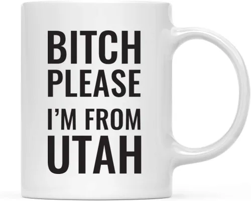 Miniatura 15 de Andaz Press Taza de café de 11 onzas, regalo de broma, Bitch Please I'm from Alabama, paquete de 1, incluye caja de regalo, divertidas ideas