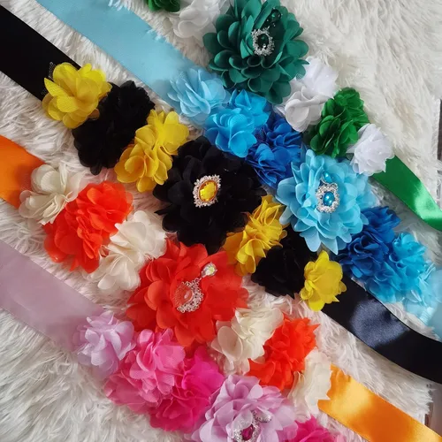 Miniatura 5 de Juego de 3 pines de ramillete y ramillete de maternidad, para mamá y papá, ramillete y diamantes de imitación de flores para embarazo, accesorios