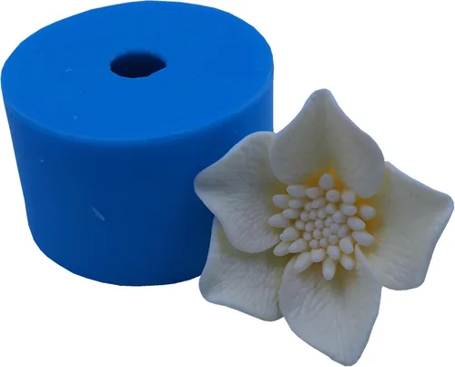 Miniatura 18 de Molde de Silicona 3D de Flor de Rosa Floreciente para Resina Flor Jabón Vela Haciendo Moldes DIY Molde de Pastel de Boda Decorando con Epoxi Molde
