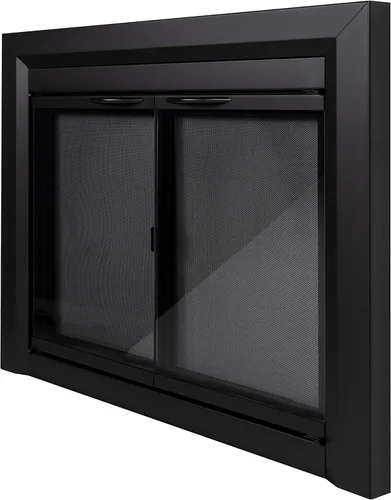Miniatura 5 de Chimenea con puerta de vidrio Carlisle de Pleasant Heart CL-3000, color negro, CL-3302