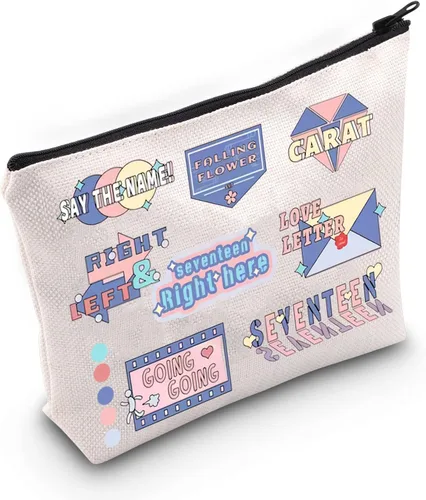 Miniatura 7 de BWWKTOP K-Pop Boy Band Bolsa de maquillaje cosmética K-Pop Lover Regalos Álbum de música inspirado regalos K Pop Band mercancía, Goinggoing, Bolsa