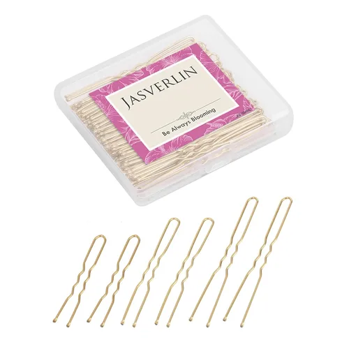 Miniatura 10 de JASVERLIN Horquillas en forma de U, color negro, tamaño surtido, pequeño y largo, para moños, peinados de boda, accesorios para mujeres y niñas, 150