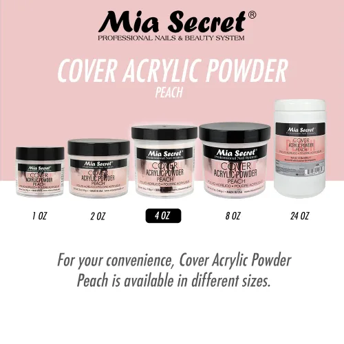 Miniatura 7 de Mia Secret Acrílico Polvo Cubierta Melocotón 4 oz.