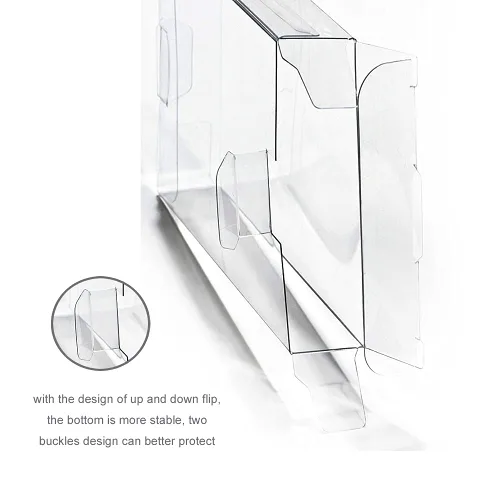 Miniatura 4 de CHILDMORY 20pcs Protector Box Clear Protection Case Sleeve for SNES Game Cartridge US Version