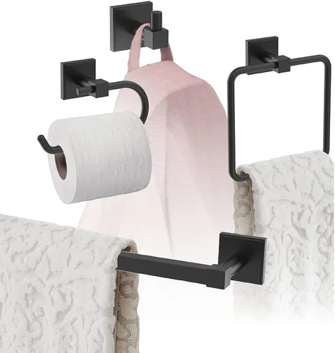 Miniatura 5 de Amerock Níquel cepillado Appoint 5 piezas Juego de accesorios de baño