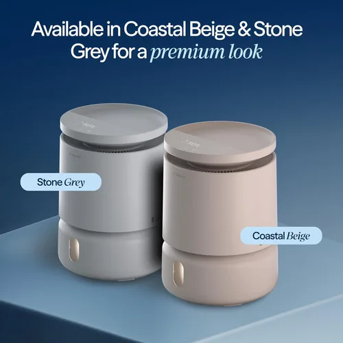 Miniatura 11 de BLUEAIR DreamWell - Humidificador de habitación – 48 horas de llenado superior sin niebla InvisibleMist Tecnología Piedra aromática para aceites Gris