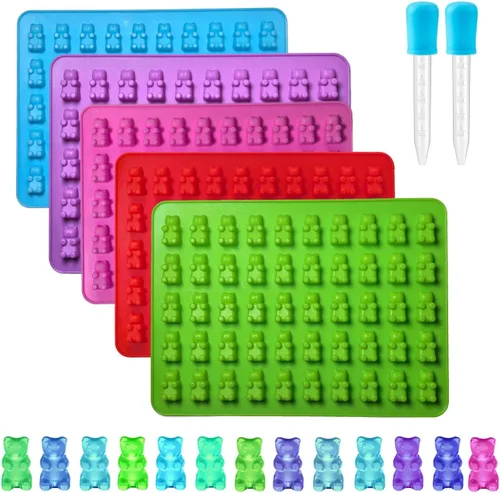 Miniatura 19 de 2 moldes de chocolate – Molde de silicona para chupete de una sola pieza, tamaño bocado, moldes de chocolate para decoración de pasteles y cupcakes