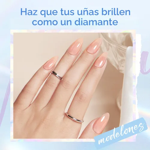 Miniatura 6 de Modelones - Capa superior y capa base de esmalte de gel de 15 ml, 0.5 fl oz, juego de actualización súper brillante, sin ácido, sin necesidad
