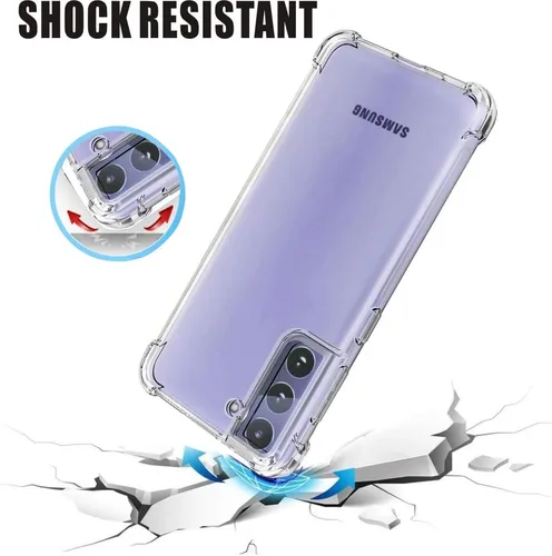 Miniatura 4 de Funda transparente para Samsung Galaxy S21 Plus (S30 Plus) 5G, funda protectora de TPU flexible a prueba de golpes, protección contra caídas
