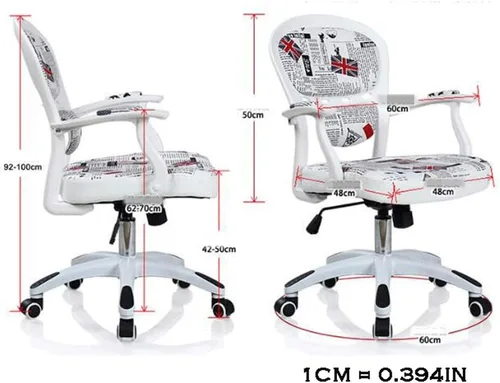 Miniatura 2 de YYDS Silla cómoda para juegos, silla de oficina con patas de acero, ergonómica giratoria para el hogar, para transmisión en vivo, ergonómicamente