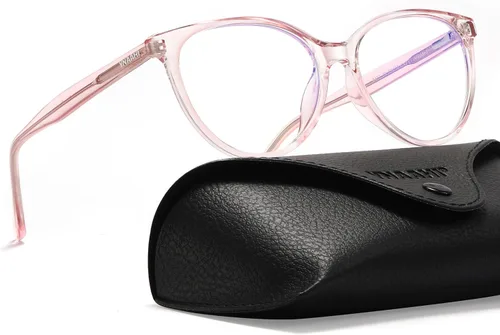 Miniatura 14 de Gafas de luz azul para hombres y mujeres, 99% bloqueador de luz azul, protección UV. Ideal para uso en computadora, juegos, lectura. Negro