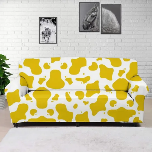 Miniatura 9 de Forchrinse Funda de sofá con estampado navajo africano para sofá de 1 cojín, funda elástica para sofá, protector de muebles para casa rural, hogar