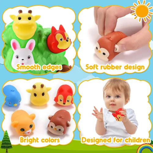 Miniatura 3 de Regalos para niños de 1 a 5 años, juguetes para niños pequeños, juguete educativo de animales de granja para niños pequeños de 1 a 6 años, juego