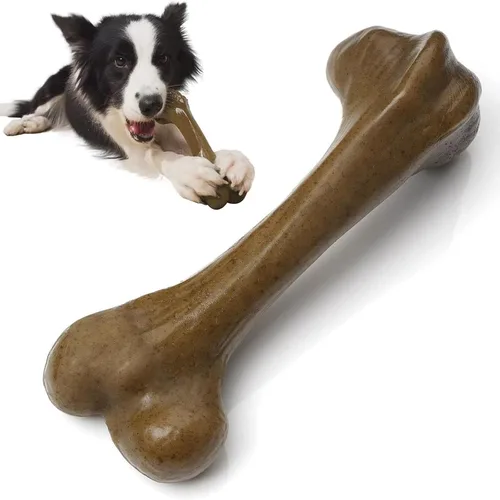 Juguetes resistentes para perros masticadores agresivos, juguetes indestructibles para perros, huesos de nylon para perros, juguetes duraderos y