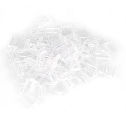 Miniatura 8 de Mangas de marcos sin bordes, 3 tipos 100 unidades de mangas de compresión de plástico para gafas sin montura Accesorios Herramientas (01 #)