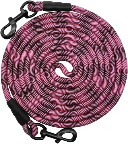 Miniatura 12 de BTINESFUL Correa de Amarre para Perro, Cuerda de Control Correa de Cuerda Larga, 8ft 12ft 20ft 30ft 50ft 75ft Correa para Perros de Patio - Perros