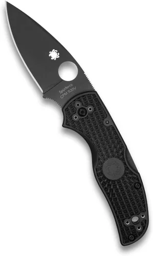 Miniatura 8 de Spyderco C41 Native 5 Signature - Cuchillo plegable con hoja de acero CPM S30V de 2.95" y mango FRN ligero, Gris
