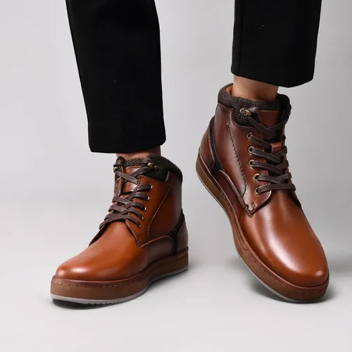 Miniatura 7 de Tenis casuales para hombre, tenis de cuero ligero para caminar al aire libre
