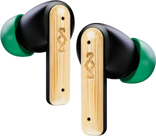 Auriculares inalámbricos House of Marley Little Bird con controles táctiles, micrófono incorporado, 24 horas de reproducción con estuche, carga