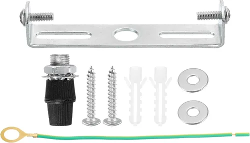 Miniatura 12 de MECCANIXITY Placa de luz de techo 3.150x0.709x0.630 in Soporte de montaje para lámpara de oficina en casa, 1 juego
