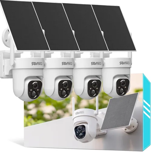 Miniatura 14 de Cámara de seguridad solar inalámbrica Vicohome 2CQ4 2K AI para exteriores, cámara alimentada por batería, visión nocturna a color, audio