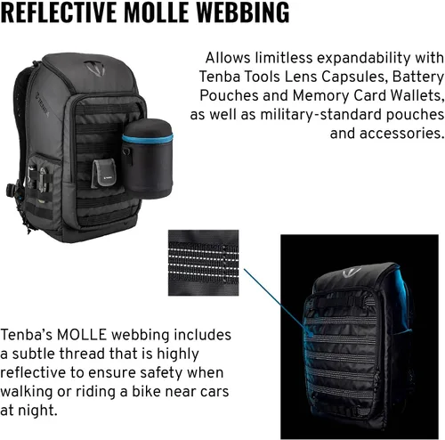 Miniatura 7 de Tenba Axis Mochila Bolsas (637-701), 20L