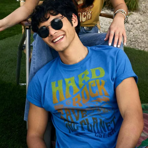 Miniatura 2 de Hard Rock Camiseta unisex para festivales Save The Planet Vivid Blue