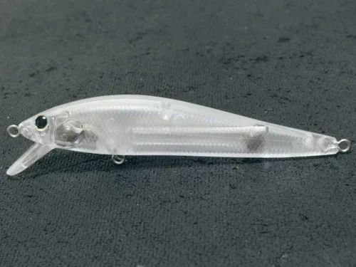 Miniatura 11 de 10 Señuelo en Blanco sin Pintar Minnow Crankbait de Agua Superior sin Labios Jerkbait Señuelos de Pesca UPM760P10