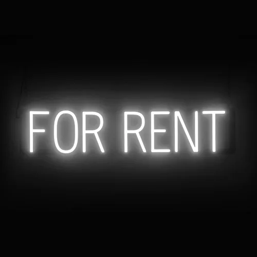 Miniatura 19 de SpellBrite Letrero de venta para empresas Señales relacionadas con la venta con aspecto de neón, luces LED blancas 16.3 x 6.3 pulgadas Blanco