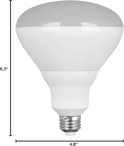 Miniatura 9 de Bombilla LED Feit Electric BR40, equivalente a 120 W, regulable, 1400 lúmenes, vida útil de 22 años, 2700 K blanco suave, base E26, bombillas de luz