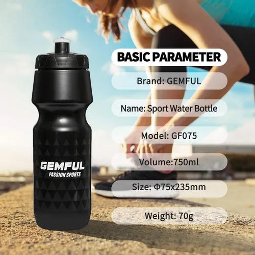 Miniatura 6 de GEMFUL Botella de agua para bicicleta sin BPA, 25.4 fl oz, paquete de 2