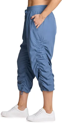 Miniatura 25 de RBX Pantalón capri tejido ligero con cordón para mujer, talla grande