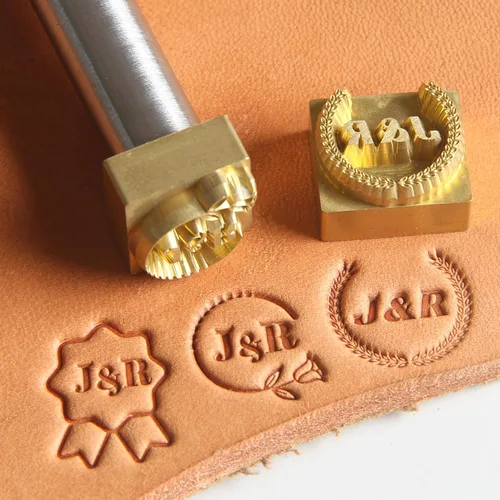 Sello de cuero personalizado, herramientas de estampado personalizadas, kit de estampado de cuero, herramienta de trabajo de grabador, mini sellos