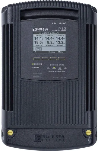Miniatura 2 de Blue Sea 7531 - Cargador de batería (12 V CC 25 A, 3 salidas Gen 2)