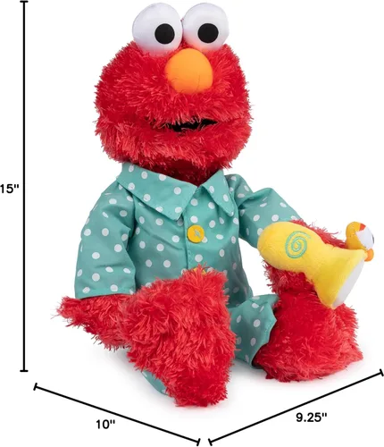 Miniatura 10 de GUND Sesame Street - Peluche oficial de Elmo Muppet Bedtime, juguete de peluche prémium que brilla en la oscuridad para edades de 1 año en adelante