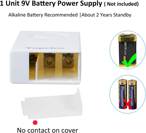 Miniatura 5 de Alarma de Sensor de Agua para Hogar, Bomba de Sumidero, Sótanos, Detector de Fugas de Calentador de Agua de RV, Sensor de Inundación por Humedad