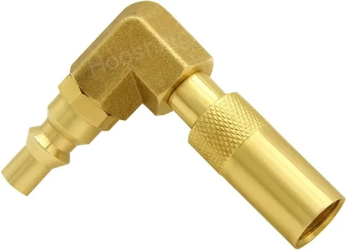 Miniatura 4 de Hooshing Adaptador de codo de conexión rápida RV de 1/4 de pulgada, ajuste de conversión de baja presión para Blackstone de 17 pulgadas y 22