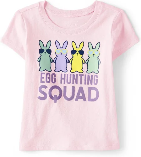 Miniatura 3 de The Children's Place Baby Girls' and Toddler All Holidays,Birthdays Short Sleeve Graphic T-Shirts