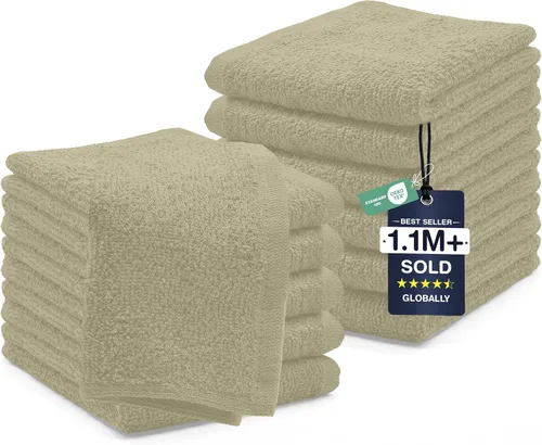 Miniatura 62 de DAN RIVER Paquete de 6 toallas de mano de alta calidad (16 x 28 pulgadas), 100% algodón, ultra suaves, ligeras, altamente absorbentes, para baño