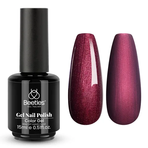 Miniatura 9 de Beetles - Esmalte de uñas de gel verde luminoso que brilla en la oscuridad, esmalte de uñas de gel que se absorbe con lámpara LED UV, arte de uñas