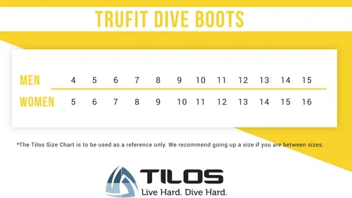 Miniatura 3 de Tilos TruFit - Botas de buceo ergonómicas, 0.118-0.276 in