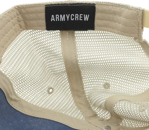 Miniatura 3 de Armycrew Gorra de malla de camionero lavada con logotipo de la NASA de gran tamaño XXL