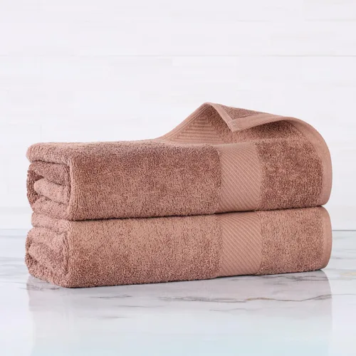 Miniatura 24 de SUPERIOR Kendell - Juego de 4 toallas de baño de algodón egipcio, absorbentes, para la ducha, artículos esenciales para el spa, toallas grandes