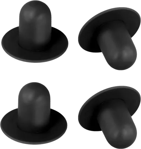 Miniatura 8 de Tinoaly 4 tapones de piscina para piscina sobre el suelo, tapón de orificio de filtro de bomba de goma, tapones de pared para piscinas, repuesto Azul