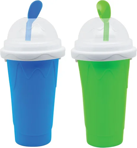 Miniatura 10 de Taza para Hacer Granizados, Fabricante de Tazas de Granizado, Taza para Jugo de Cola y Leche con Exprimidor, Taza Mágica de Congelación Rápida, Taza