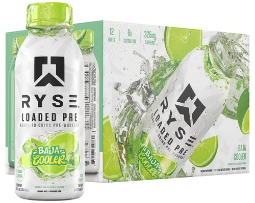 Miniatura 8 de RYSE - Bebida cargada para antes del entrenamiento, manzana verde ácida, sin azúcar, lista para beber, suplemento energético con 325 mg de cafeína