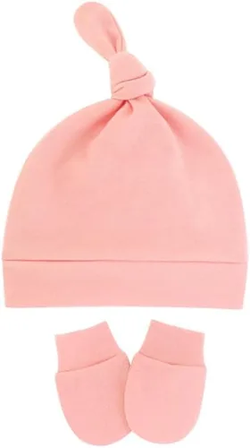 Miniatura 2 de Gorro de punto ajustable de algodón suave y lindo para bebé unisex