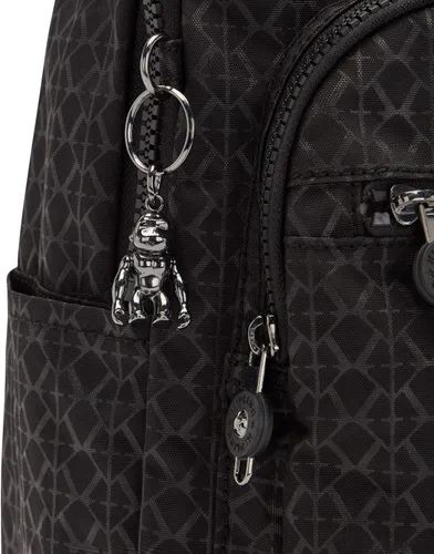 Miniatura 5 de Kipling Mochila pequeña Seoul para mujer, duradera, correas acolchadas para el hombro con funda para tableta, bolsa, Firma Emb, Mochila para tableta