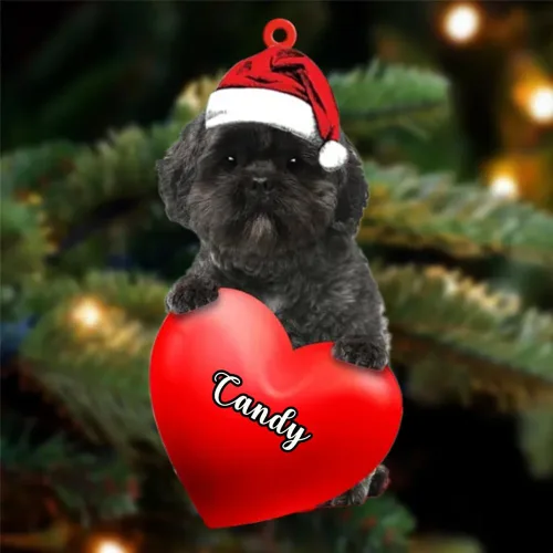 Miniatura 44 de Adornos de Navidad personalizados para perros, nombre personalizado, adorno de Malamute de Alaska, adornos acrílicos, regalos de Navidad, amantes